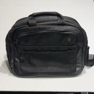 Tumi T-Tech Ballistic Nylon Expandable Messenger Bag Laptop Briefcase Black